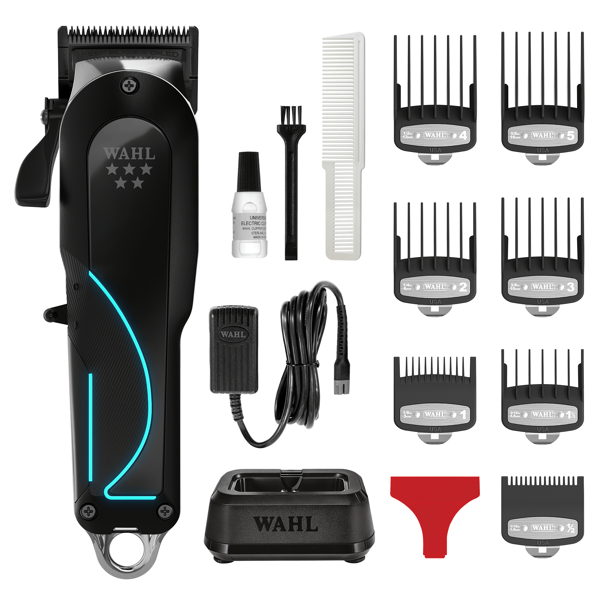 Wahl Cordless Senior 2.0 5-Star – tondeuse met complete kit.