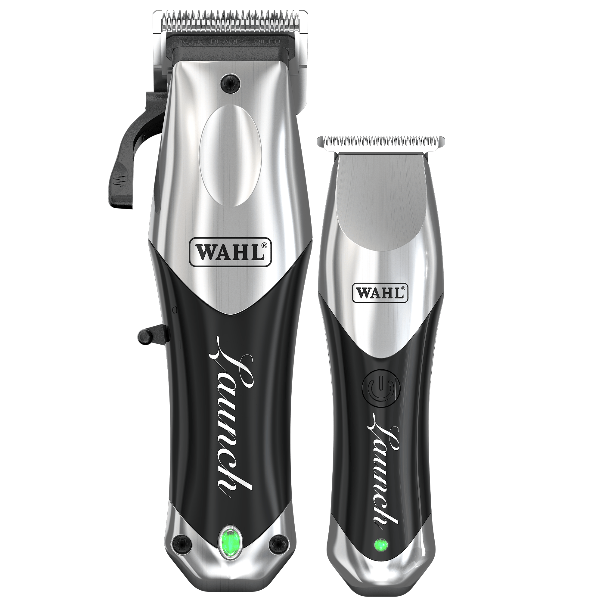 Wahl Launch Combo – tondeuse en trimmer set, vooraanzicht.