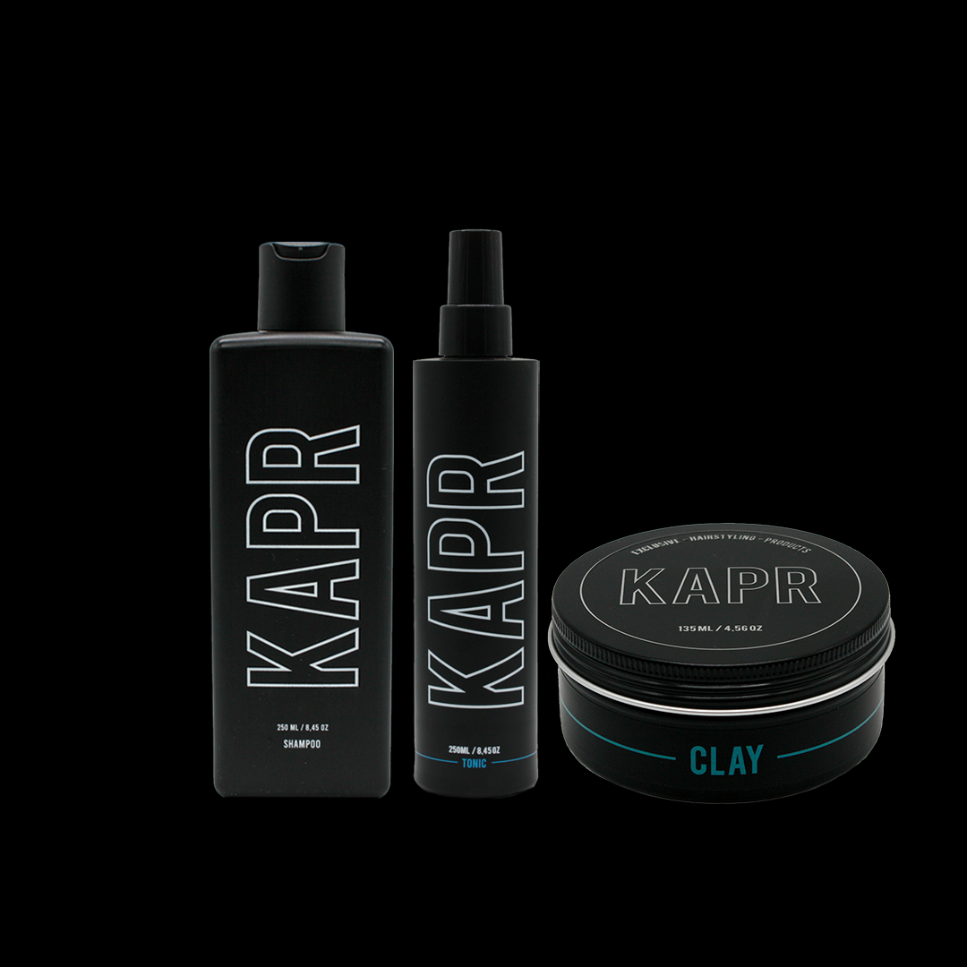 KAPR Complete Routine Pre-Styling met Clay – productoverzicht.