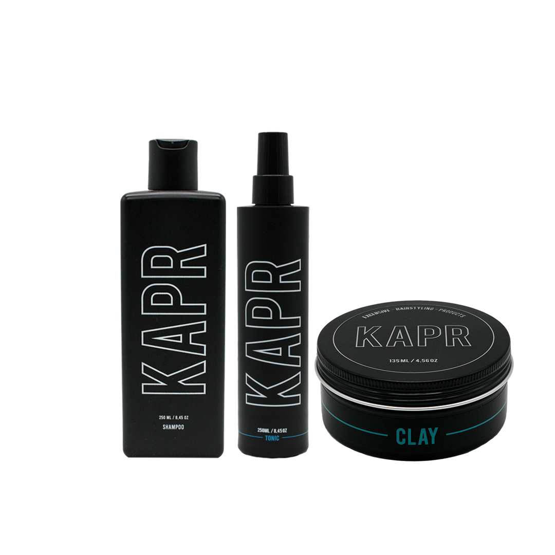 KAPR Complete Routine Pre-Styling met Clay – alternatieve weergave.