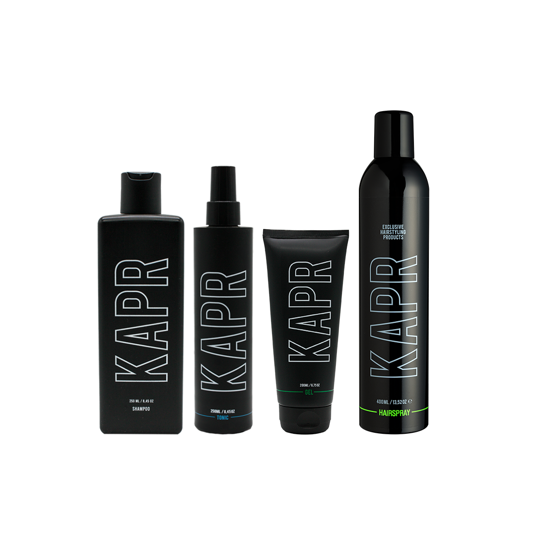 KAPR Complete Routine met Gel – volledige verzorgings- en stylingset.