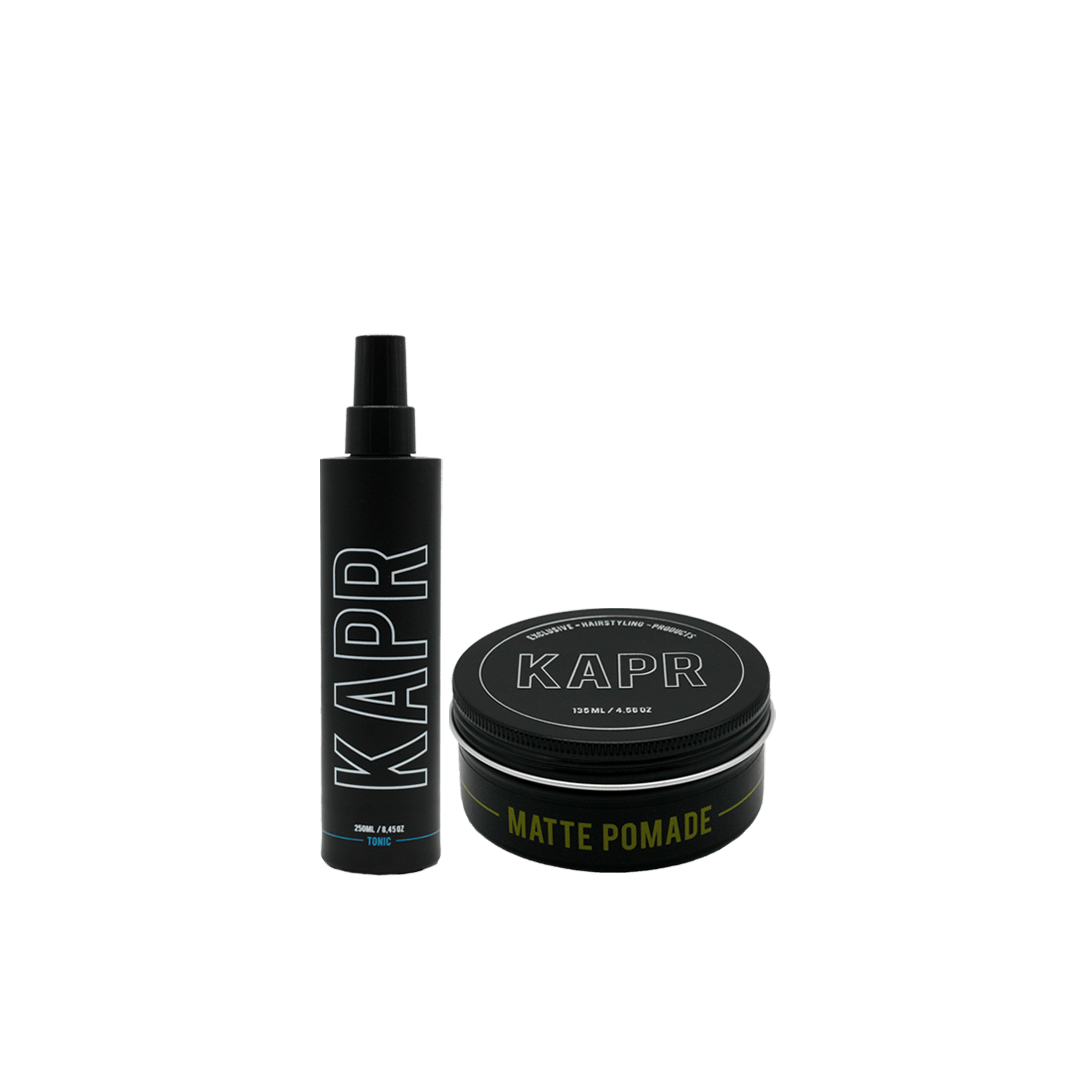 KAPR Styling Routine Essential met Matte Pomade – basis stylingset.