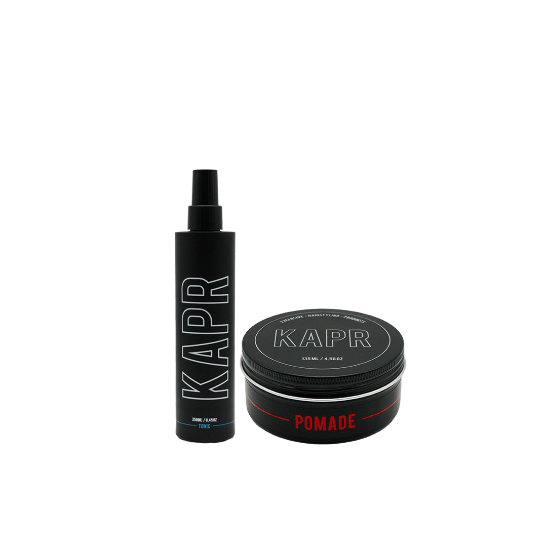 KAPR Styling Routine Essential met Pomade – basis stylingset.