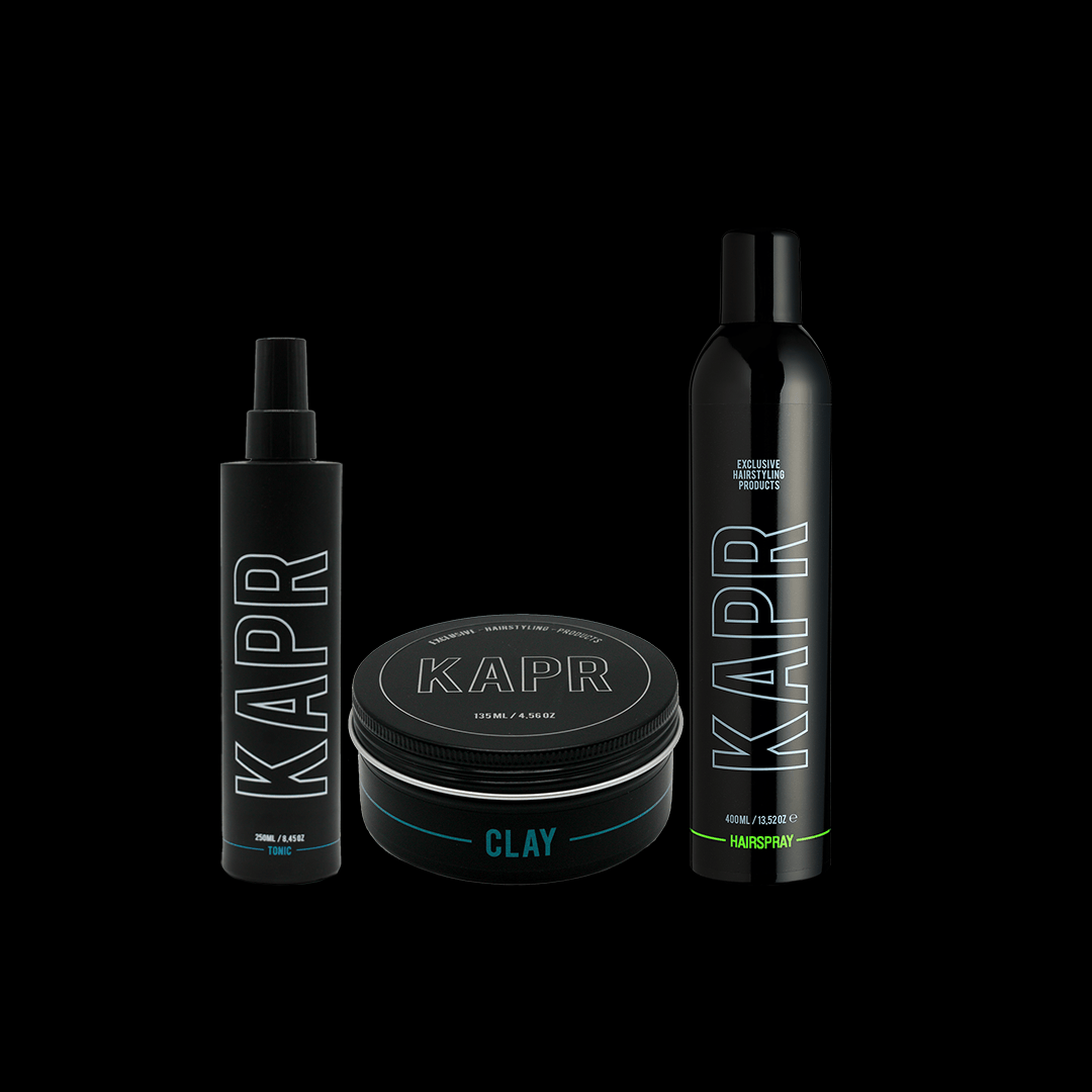 KAPR Styling Routine Strong Hold met Clay – productoverzicht.