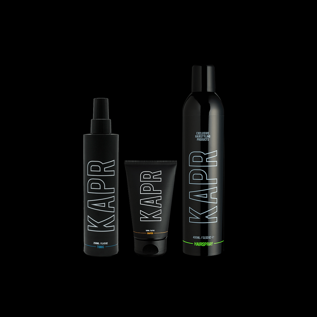 KAPR Styling Routine Strong Hold met Shaper – productoverzicht.
