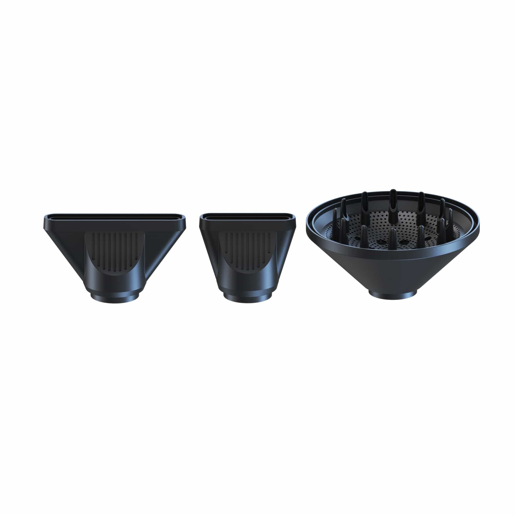 Wahl Vanquish T-Shape föhn met bijgeleverde opzetstukken.