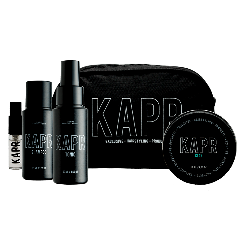 KAPR Discovery Gift Kit – cadeauset met KAPR reisformaten, variant 3.