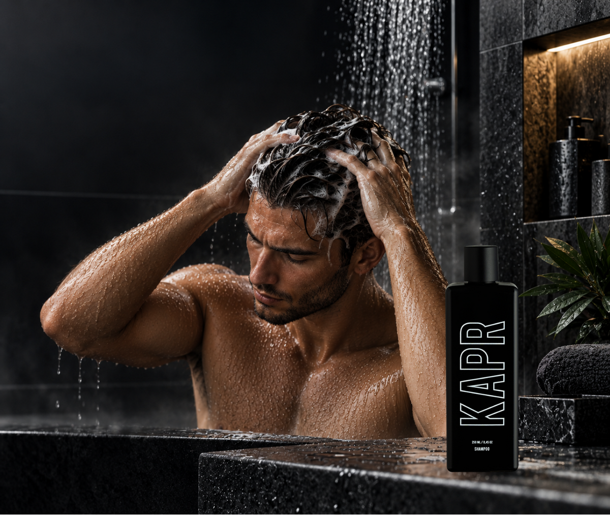 Welke shampoo gebruikt een kapper? Shampoo voor mannen uitgelegd