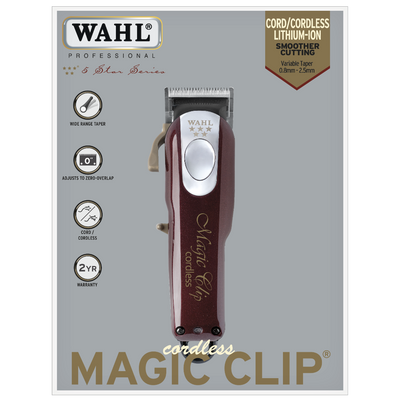 Wahl Black Cordless Magic Clipper 5-Star