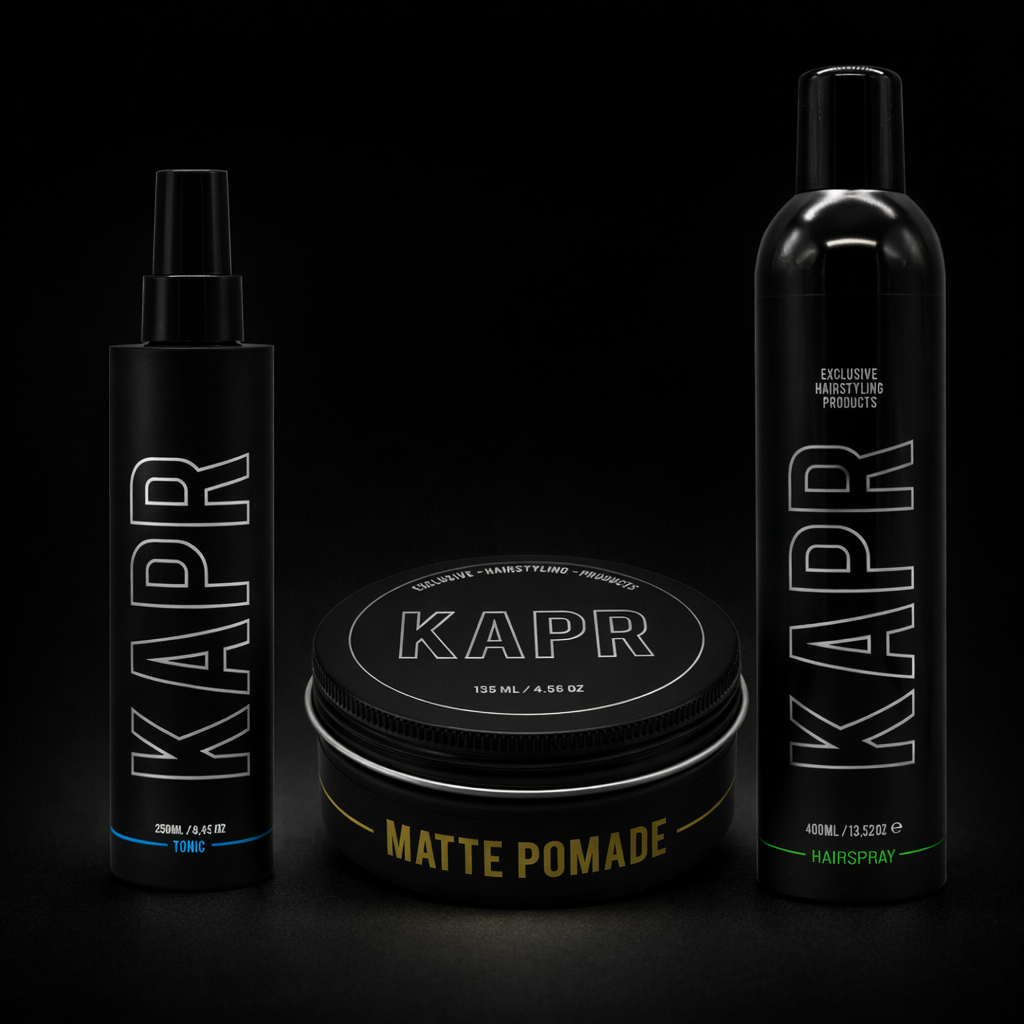 Styling Routine Strong Hold – MATTE POMADE