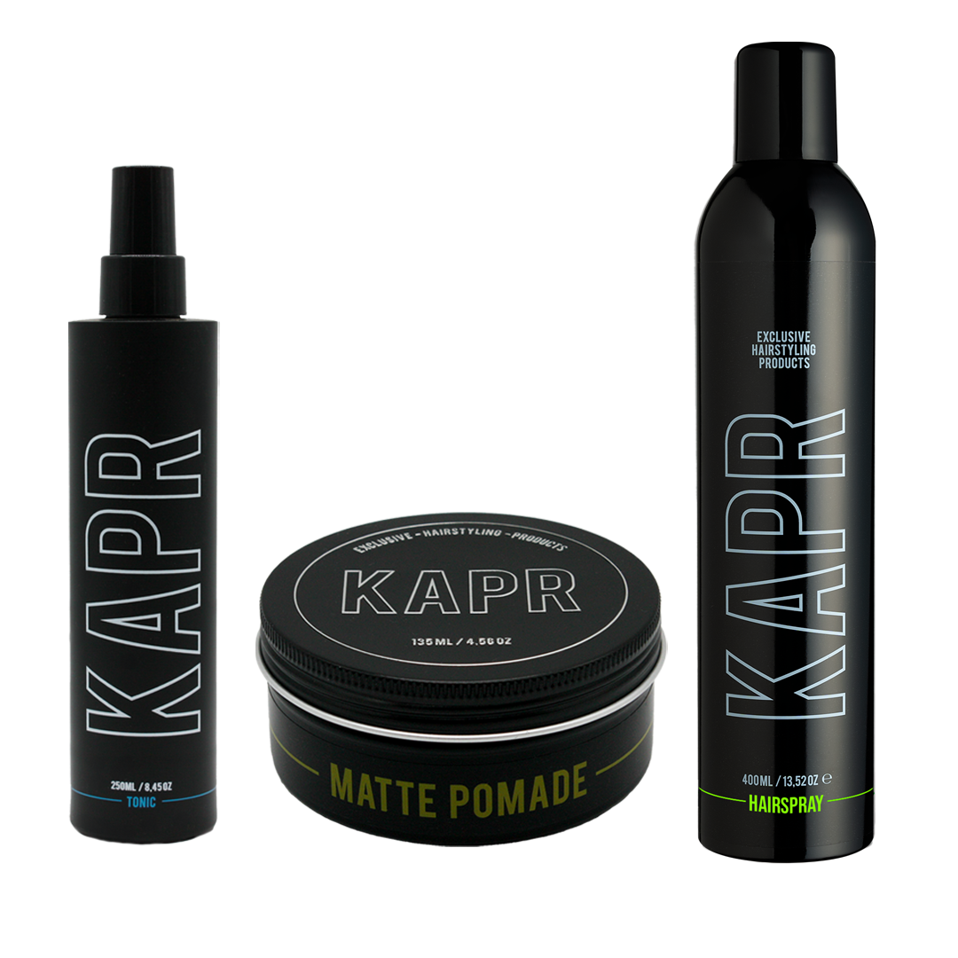 Styling Routine Strong Hold – MATTE POMADE