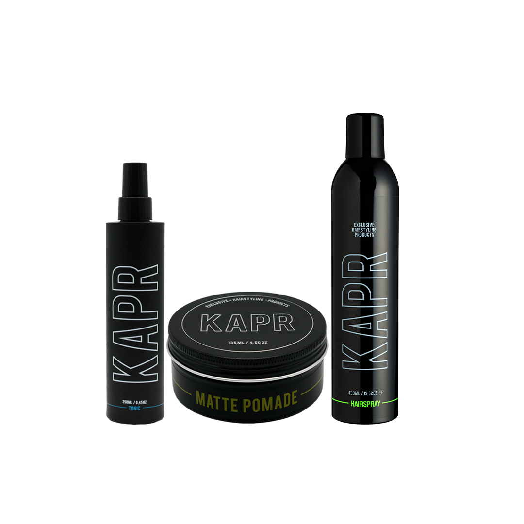 Styling Routine Strong Hold – MATTE POMADE