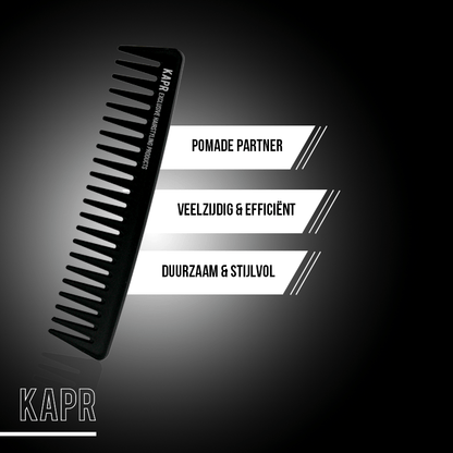 KAPR kam met tekst: puntige punten, flexibel en duurzaam ontwerp – productpresentatie.